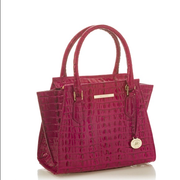 BRAHMIN Mini Priscilla Fuschia La Scala - Picture 5 of 14